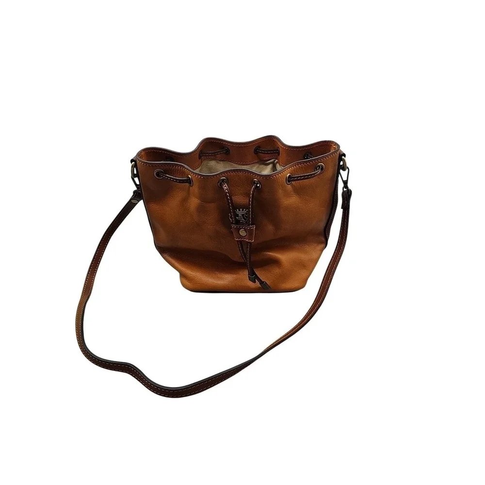 Pratesi‎ firenze hobo bucket bag Crossbody Leather Soft EUC.
